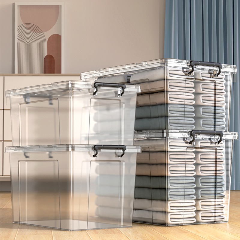 Transparent storage box