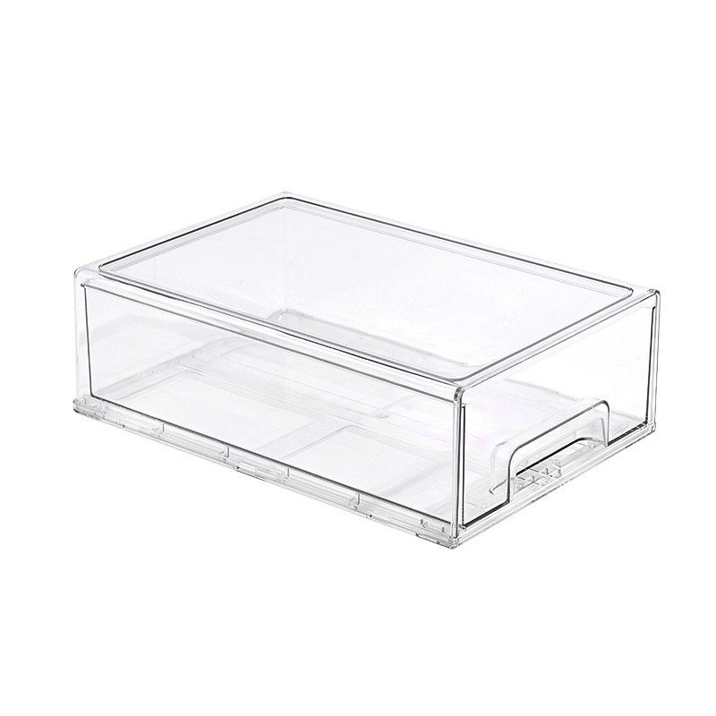 Sagreeny Scatola Porta Snack 4 Scomparti Con Coperchio E Maniglia - Vassoio Frigorifero In Plastica Alimentare, Per Organizzare Frutta, Verdura E Spuntini
