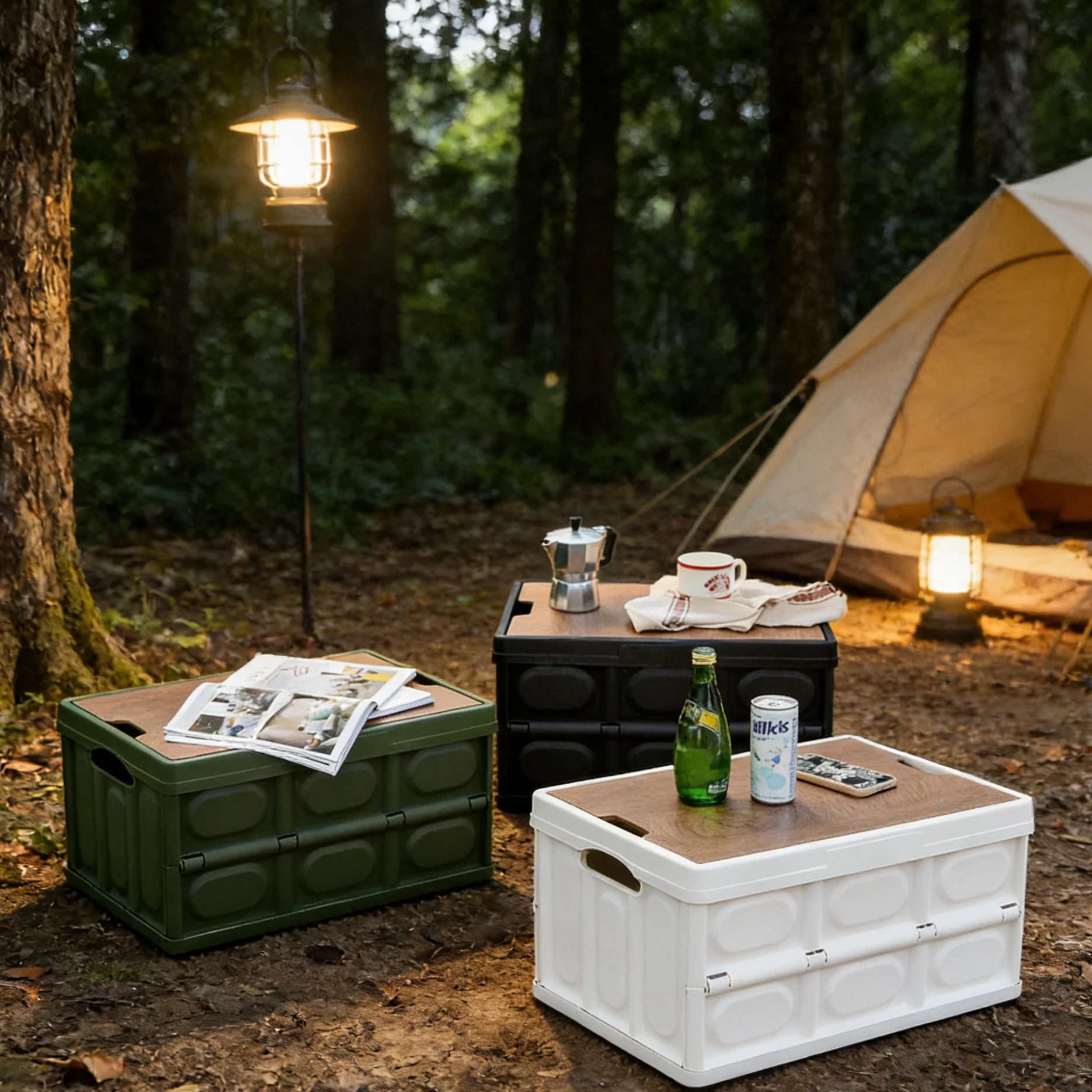 Outdoor camping storage box