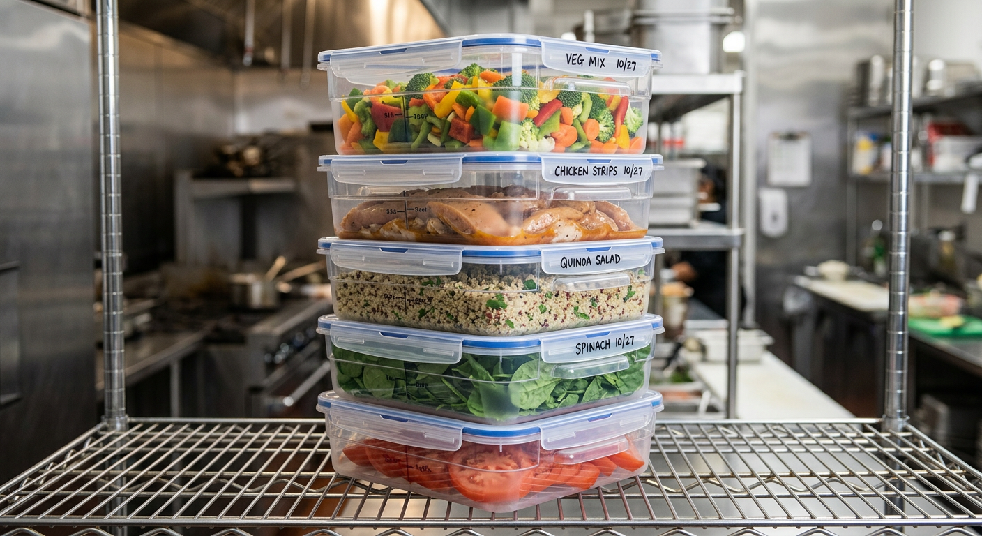 Rectangular Stackable Fridge Organizer Boxes